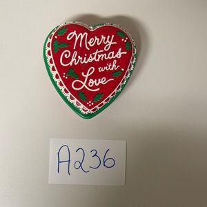 Heart-Shaped Christmas Container